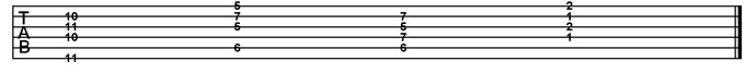 Basic Blues Subs Example 5